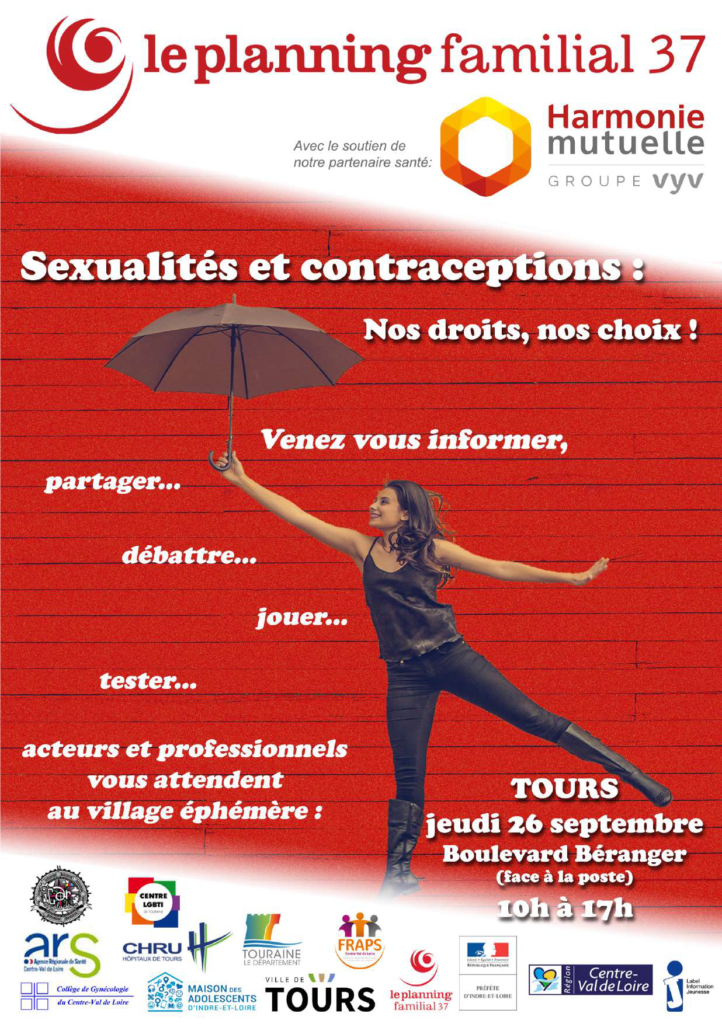 Journée Sexualité And Contraception Le Planning Familial 37 26 Septembre à Tours Fraps