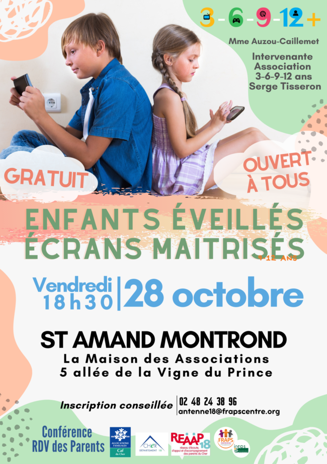 Enfants éveillés…Nérondes et St Amand