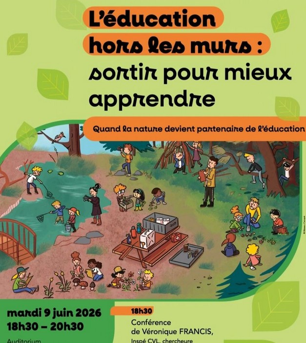 L’éducation hors les murs : 9 juin Sortir pour mieux éduquer -Auditorium de la bibliothèque centrale – Tours