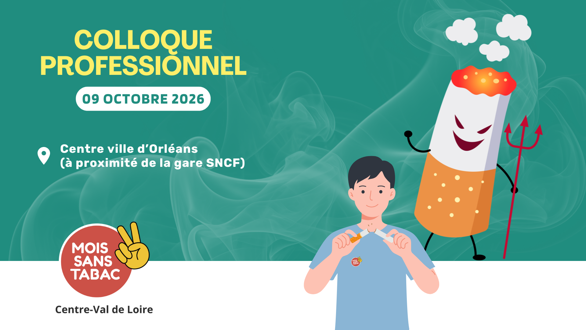 Colloque professionnel Mois sans tabac Centre-Val de Loire